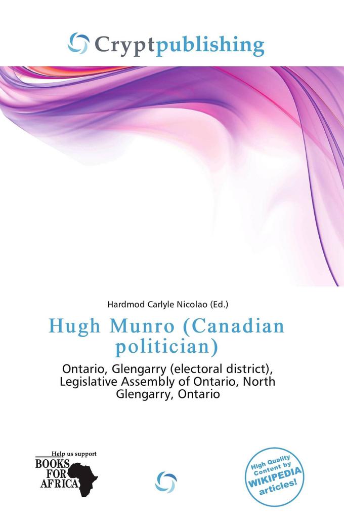 Hugh Munro (Canadian politician)