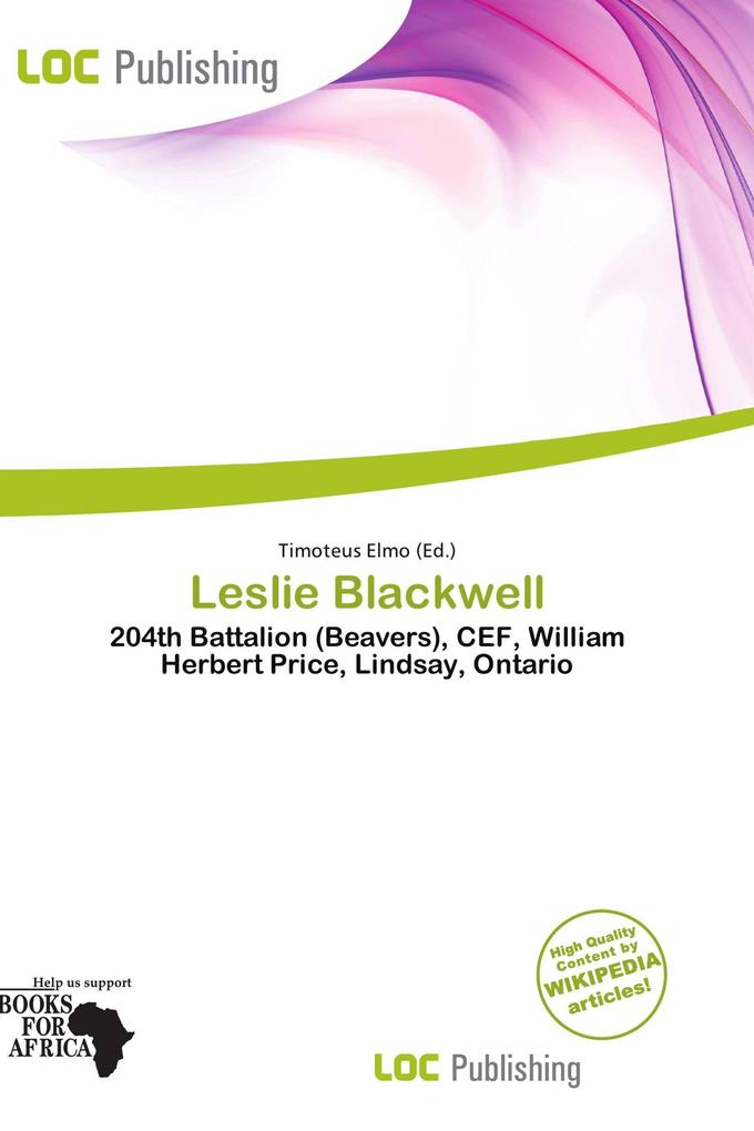 Leslie Blackwell
