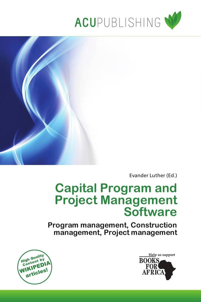 Capital Program and Project Management Software