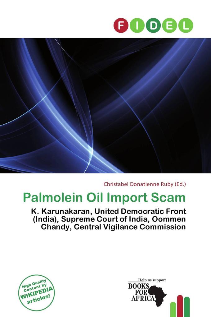 Palmolein Oil Import Scam