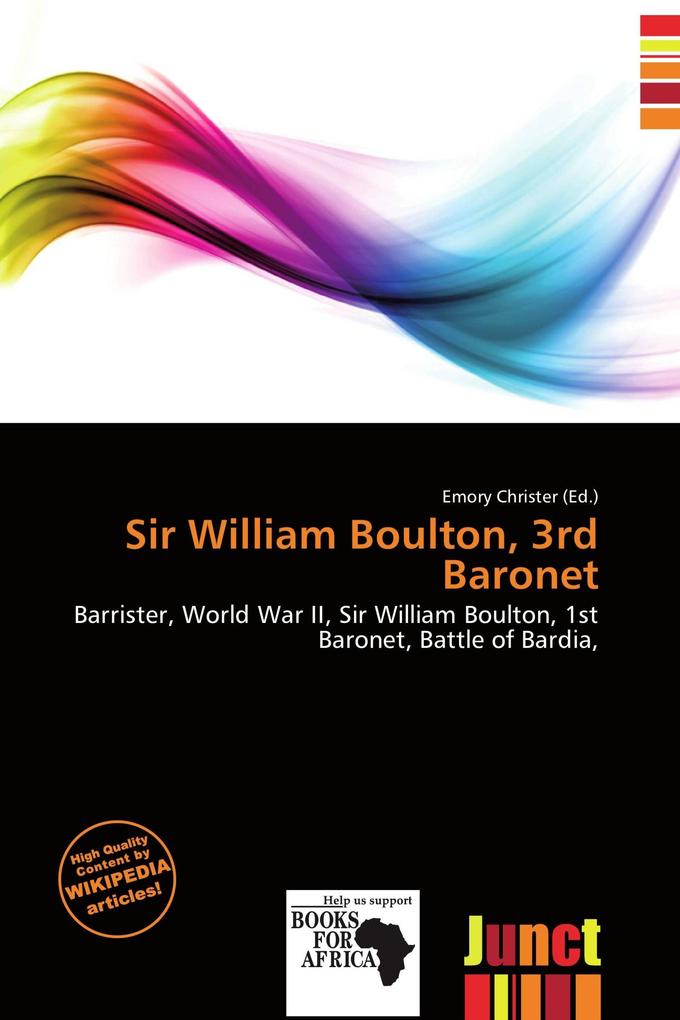 Sir William Boulton 3rd Baronet