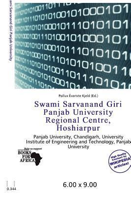Swami Sarvanand Giri Panjab University Regional Centre Hoshiarpur