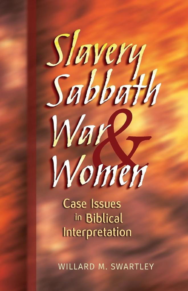 Slavery Sabbath War and Women