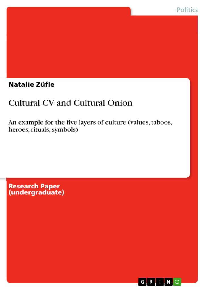 Cultural CV and Cultural Onion
