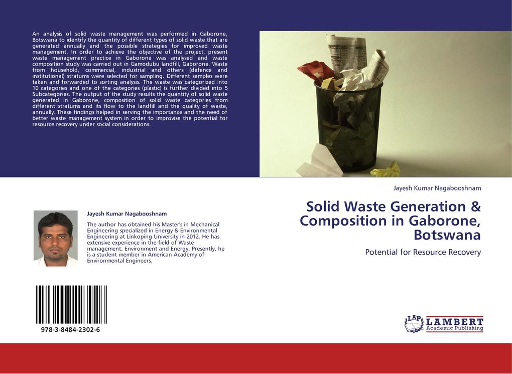 Solid Waste Generation & Composition in Gaborone Botswana