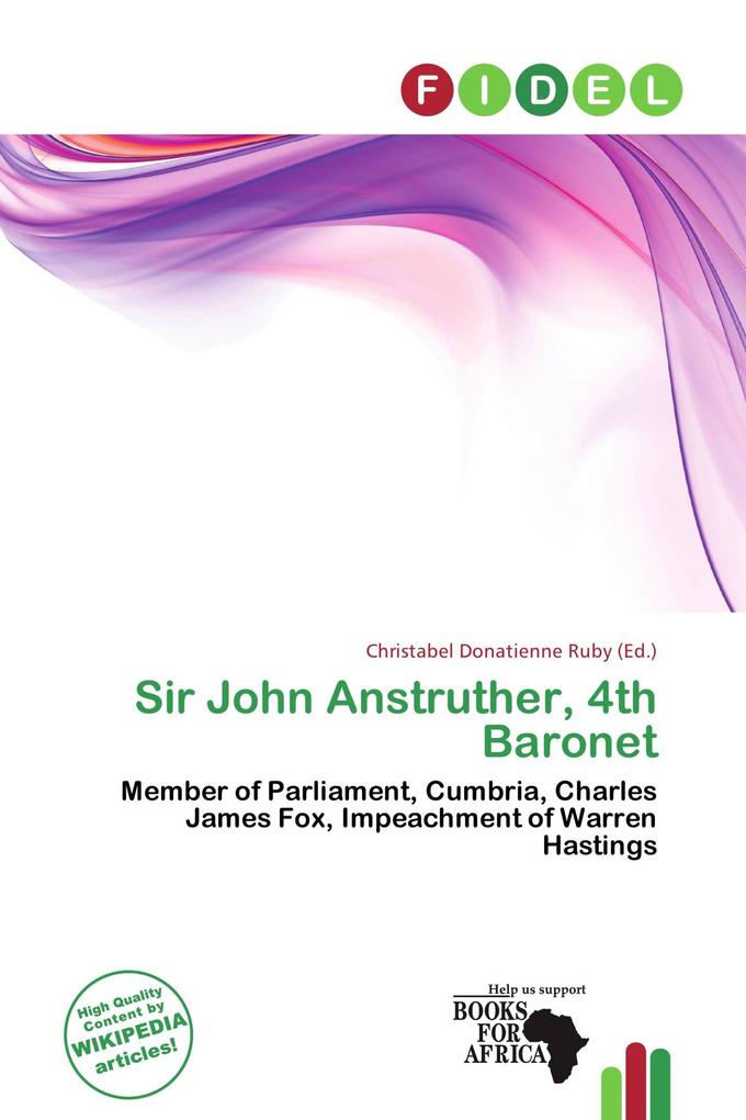 Sir John Anstruther 4th Baronet
