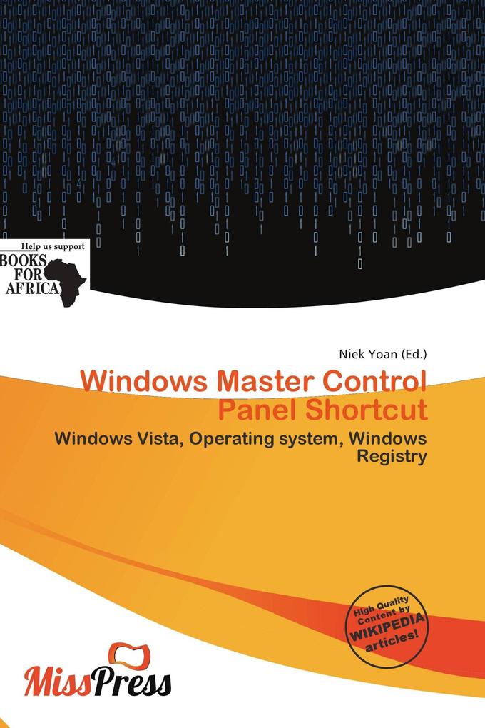 Windows Master Control Panel Shortcut