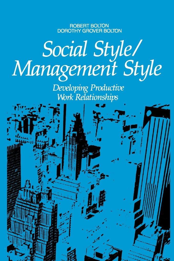The Social Style/Management Style