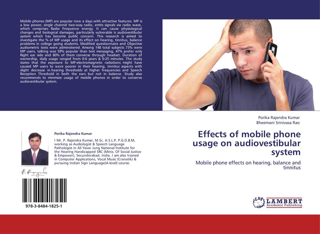 Effects of mobile phone usage on audiovestibular system
