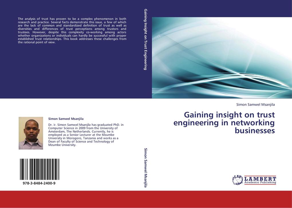 Gaining insight on trust engineering in networking businesses