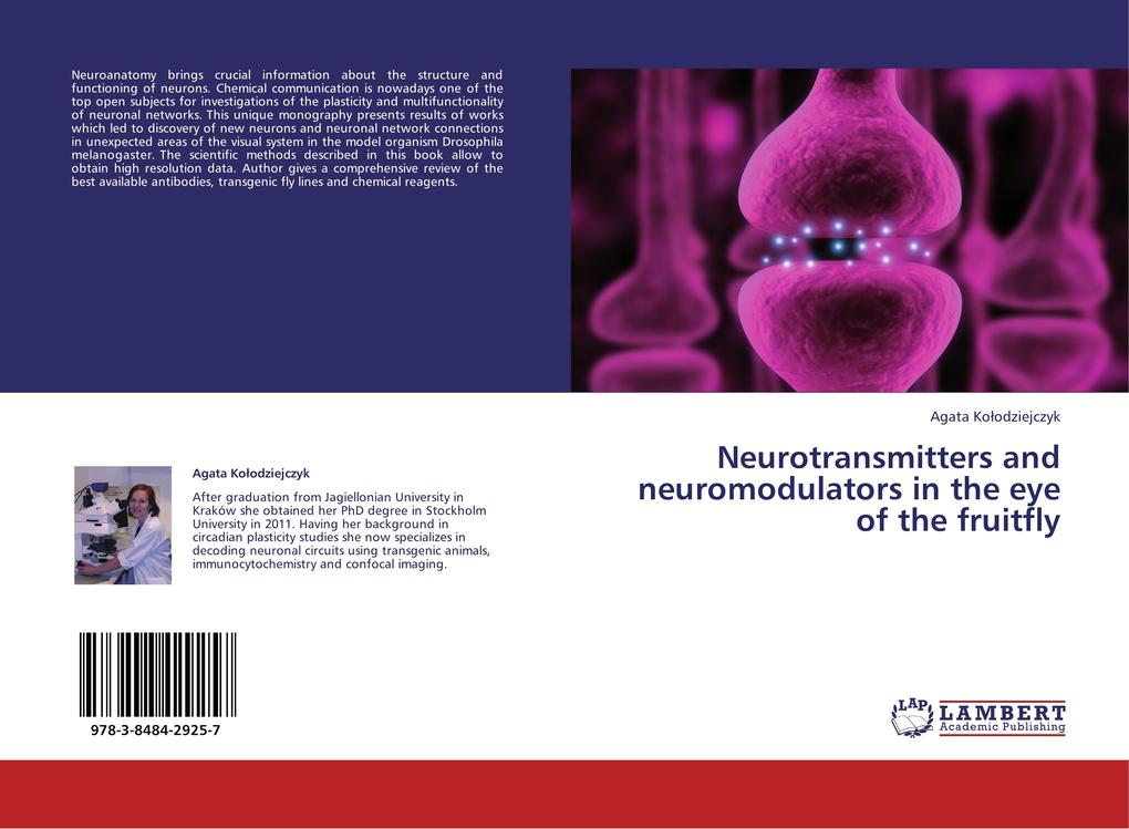 Neurotransmitters and neuromodulators in the eye of the fruitfly