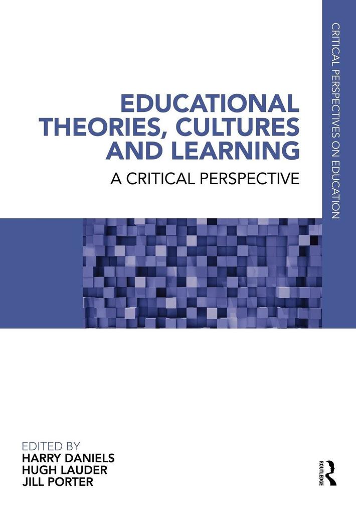 Educational Theories Cultures and Learning