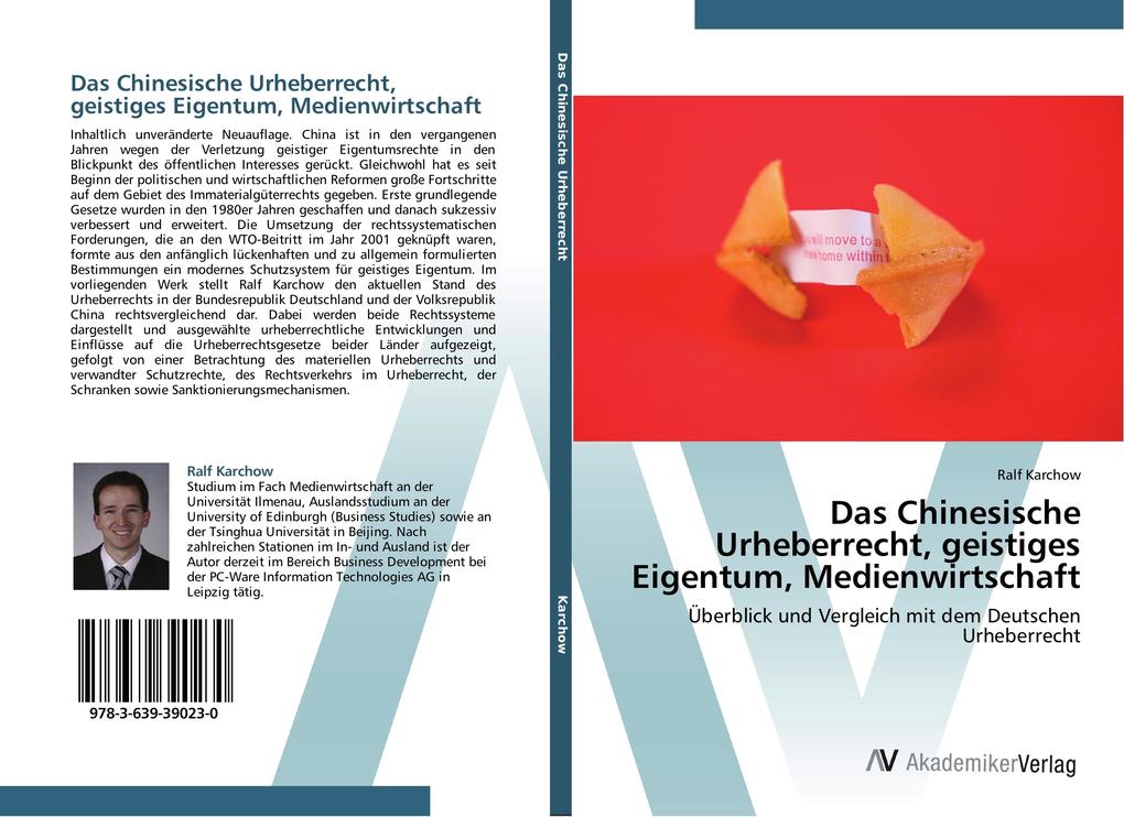 Das Chinesische Urheberrecht geistiges Eigentum Medienwirtschaft