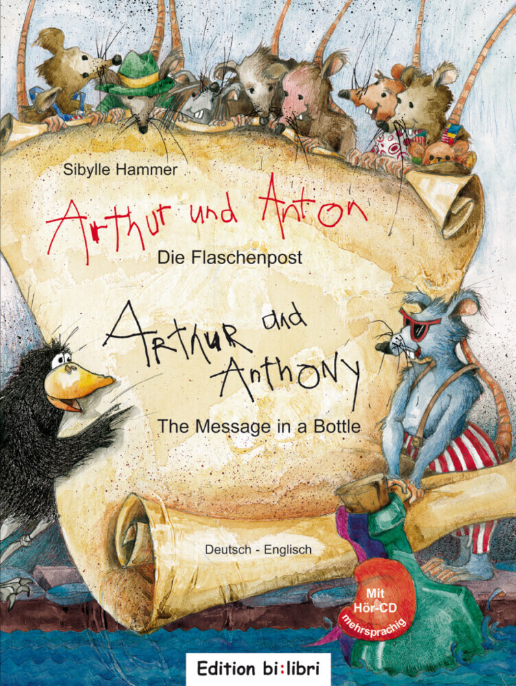 Image of Arthur Und Anton: Die Flaschenpost, Deutsch-Englisch - Sibylle Hammer, Gebunden