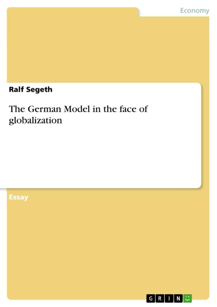 The German Model in the face of globalization
