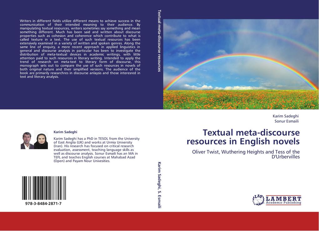 Textual meta-discourse resources in English novels