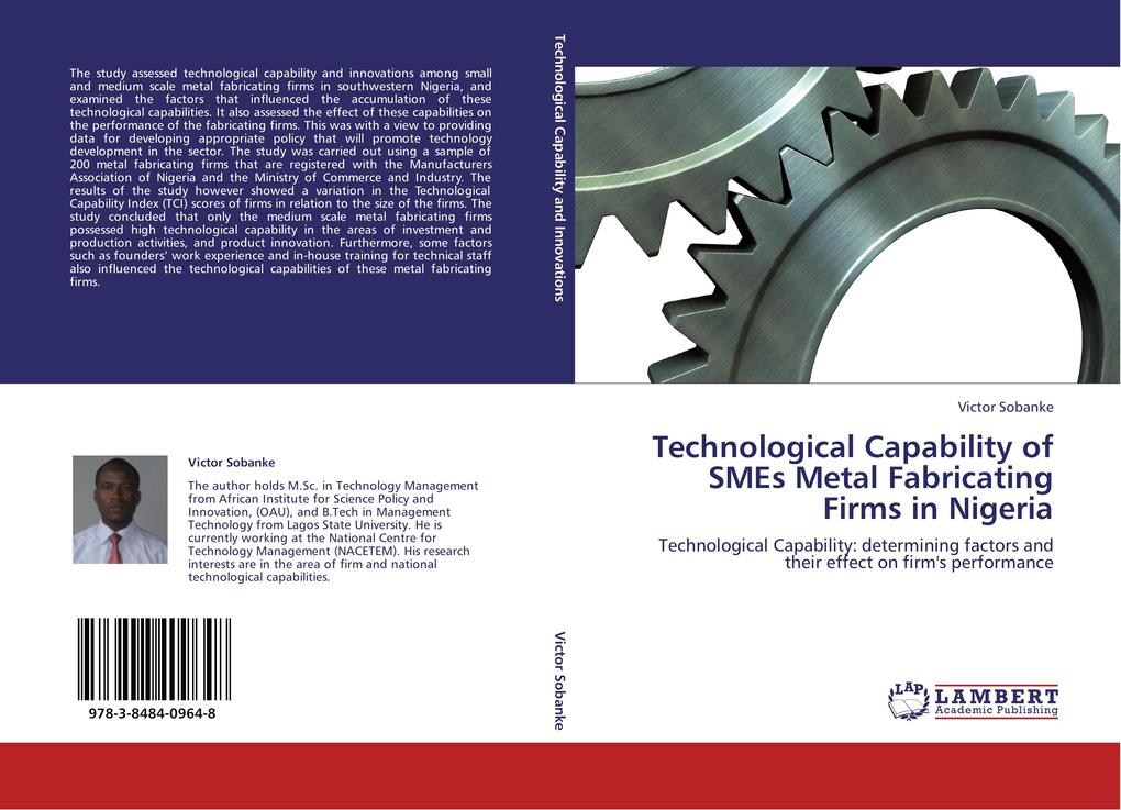 Technological Capability of SMEs Metal Fabricating Firms in Nigeria