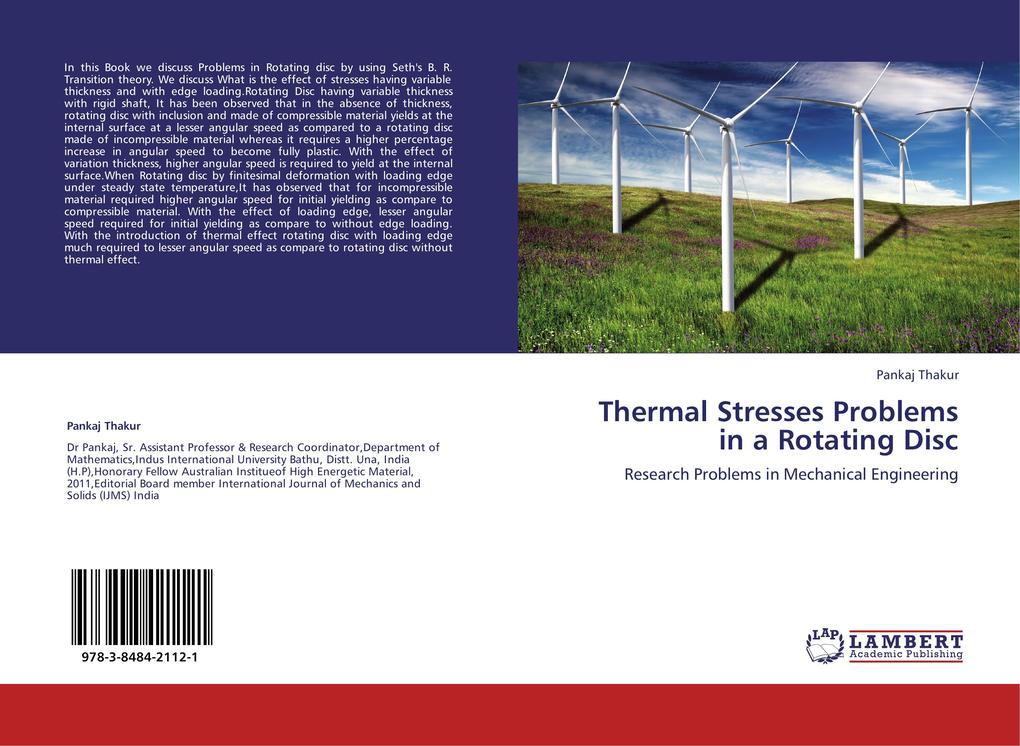 Thermal Stresses Problems in a Rotating Disc