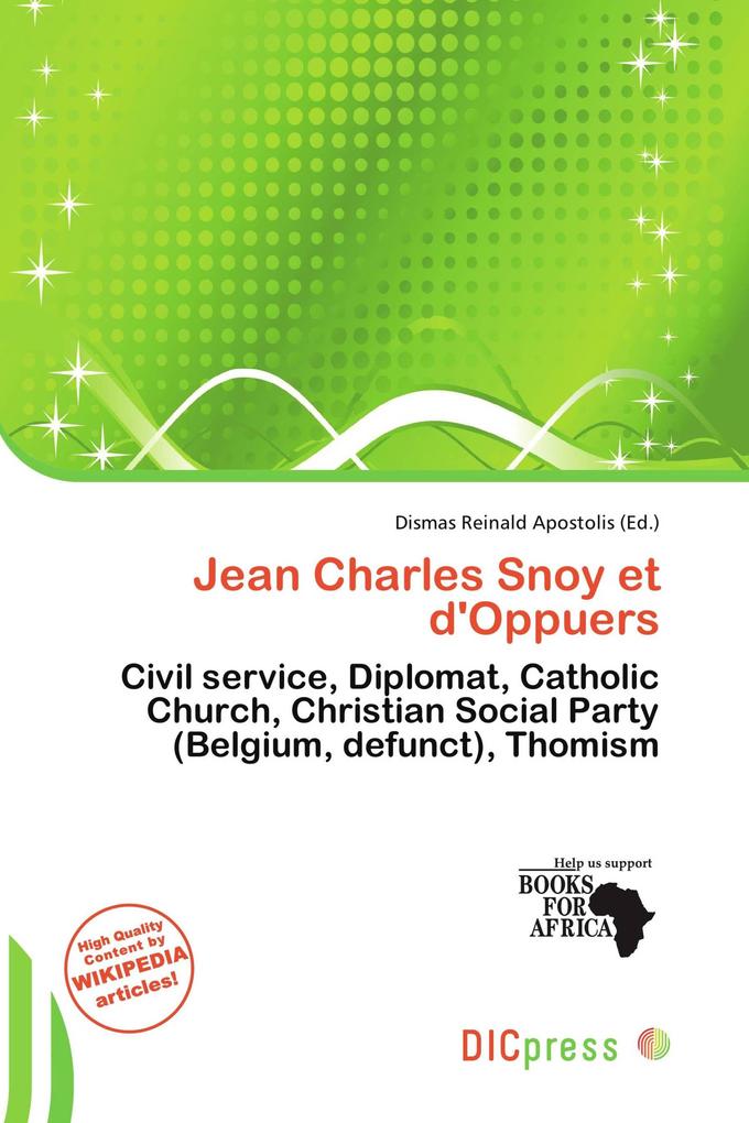 Jean Charles Snoy et d'Oppuers