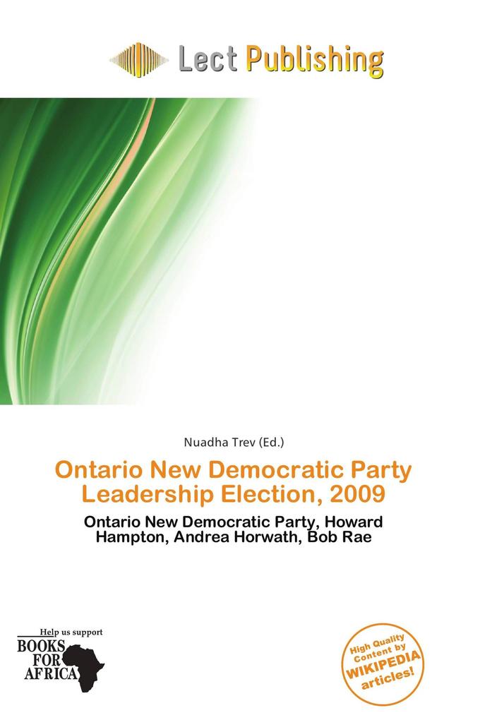 Ontario New Democratic Party Leadership Election 2009
