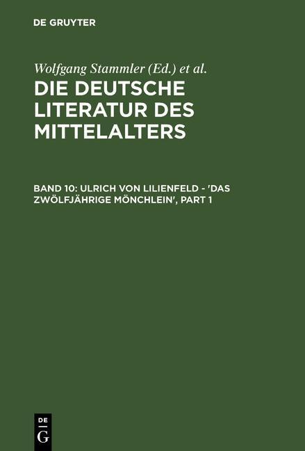 Ulrich von Lilienfeld - 'Das zwölfjährige Mönchlein'