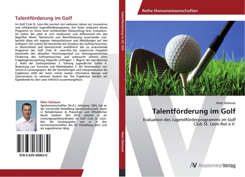 Talentförderung im Golf - Marc Dehoust