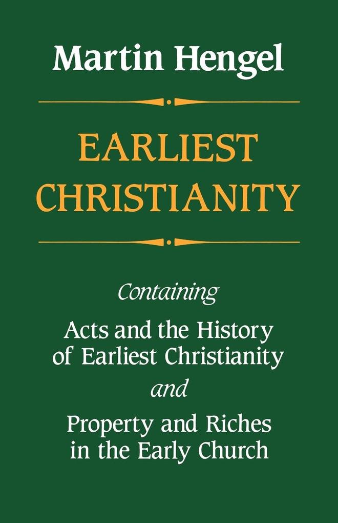 Earliest Christianity