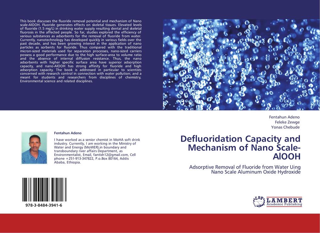 Defluoridation Capacity and Mechanism of Nano Scale-AlOOH