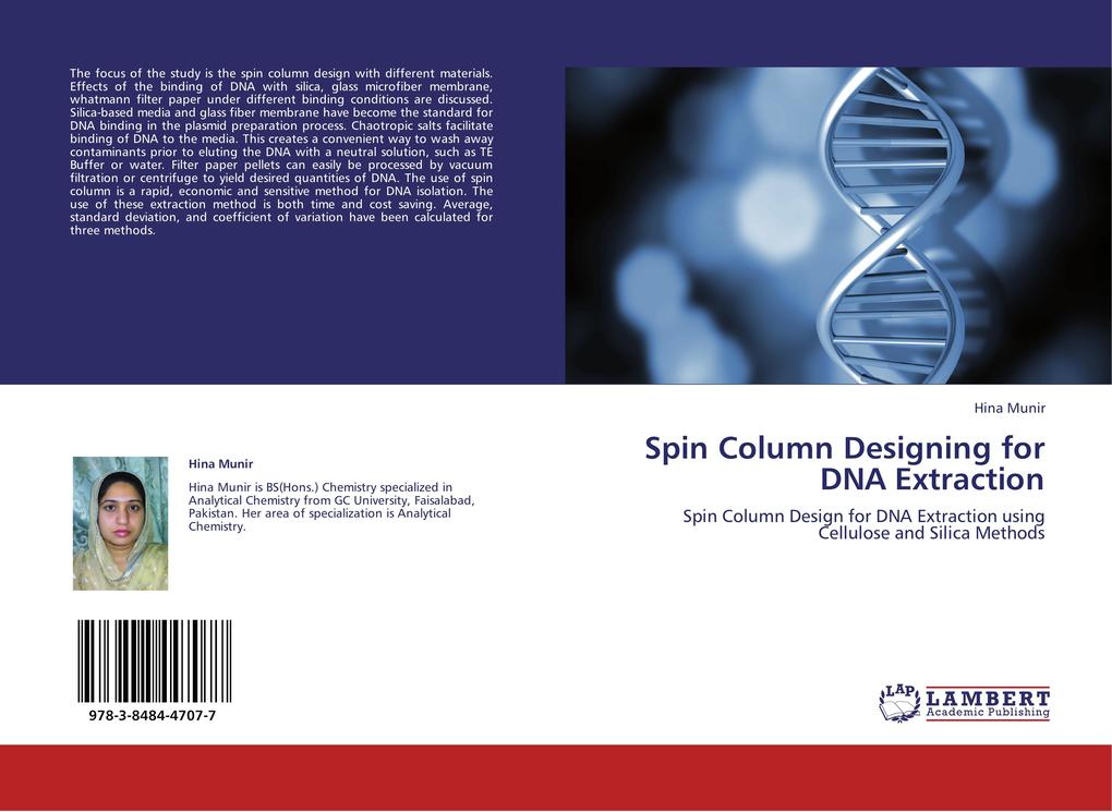 Spin Column Designing for DNA Extraction