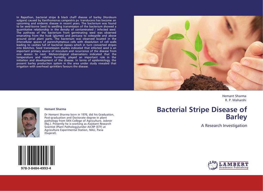 Bacterial Stripe Disease of Barley