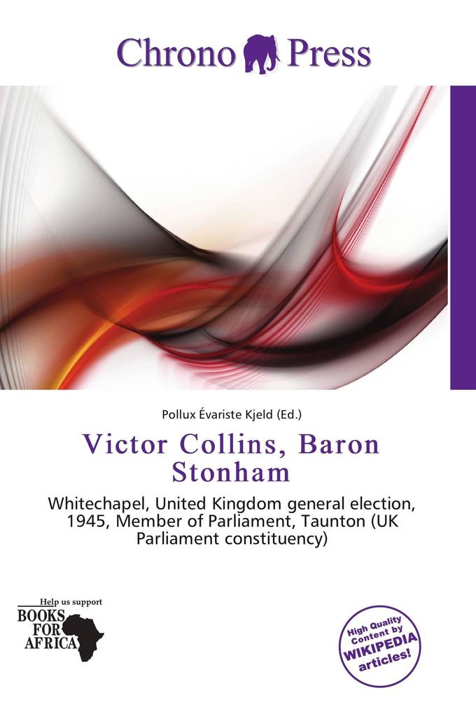 Victor Collins Baron Stonham