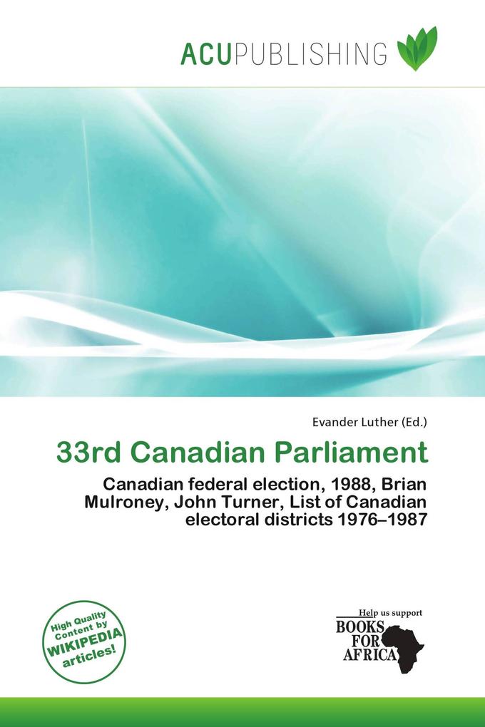 33rd Canadian Parliament