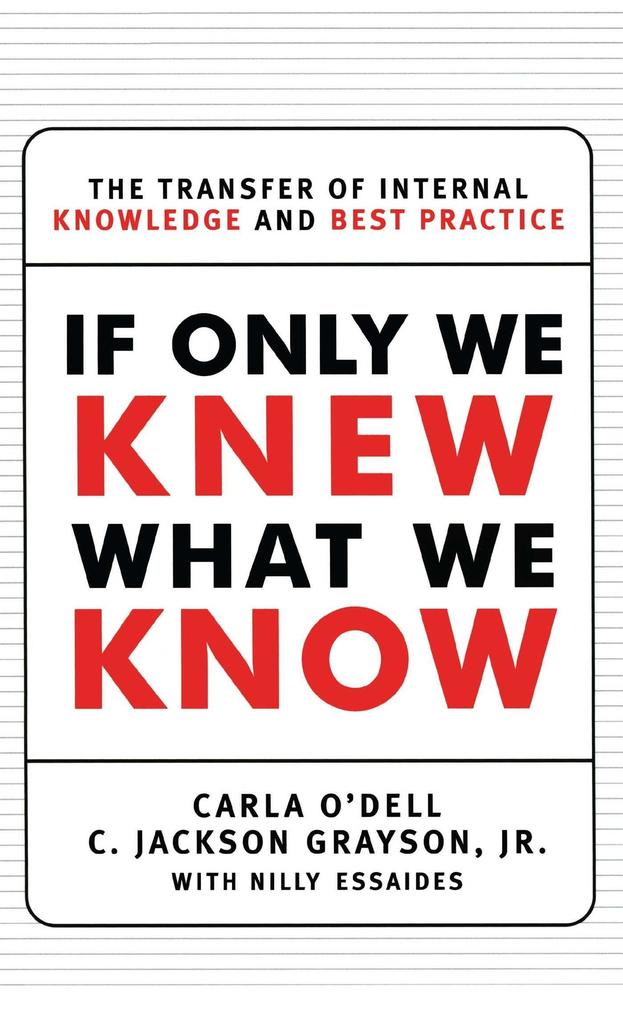 If Only We Knew What We Know
