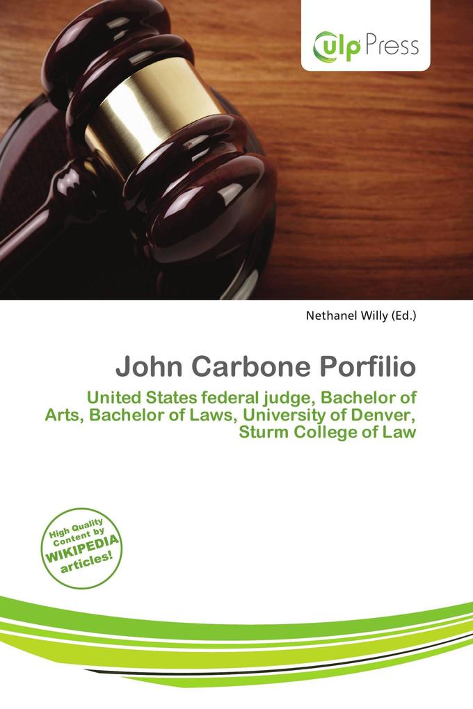John Carbone Porfilio