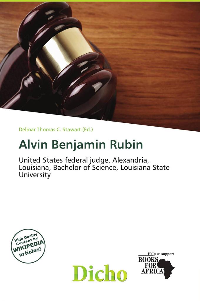Alvin Benjamin Rubin