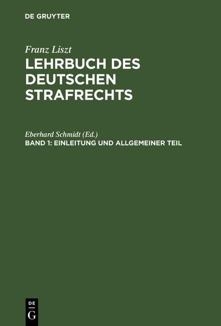 Einleitung und Allgemeiner Teil