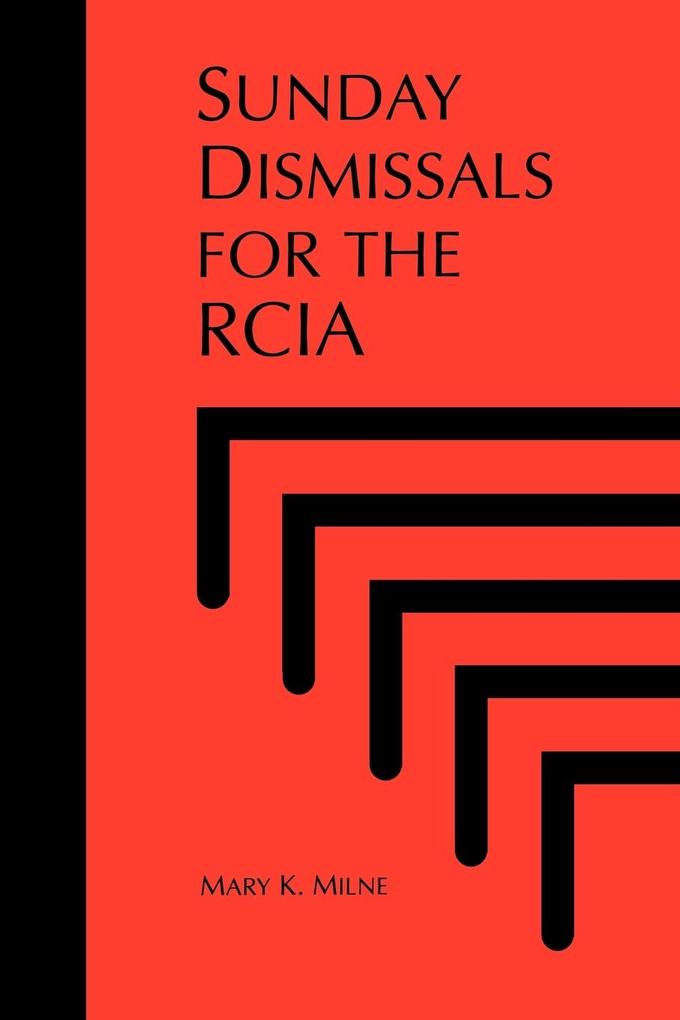 Sunday Dismissals for the Rcia