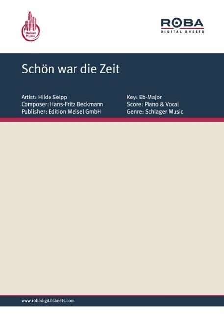 Schön war die Zeit - Hans-Fritz Beckmann/ Peter Kreuder