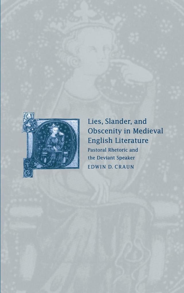 Lies Slander and Obscenity in Medieval English Literature