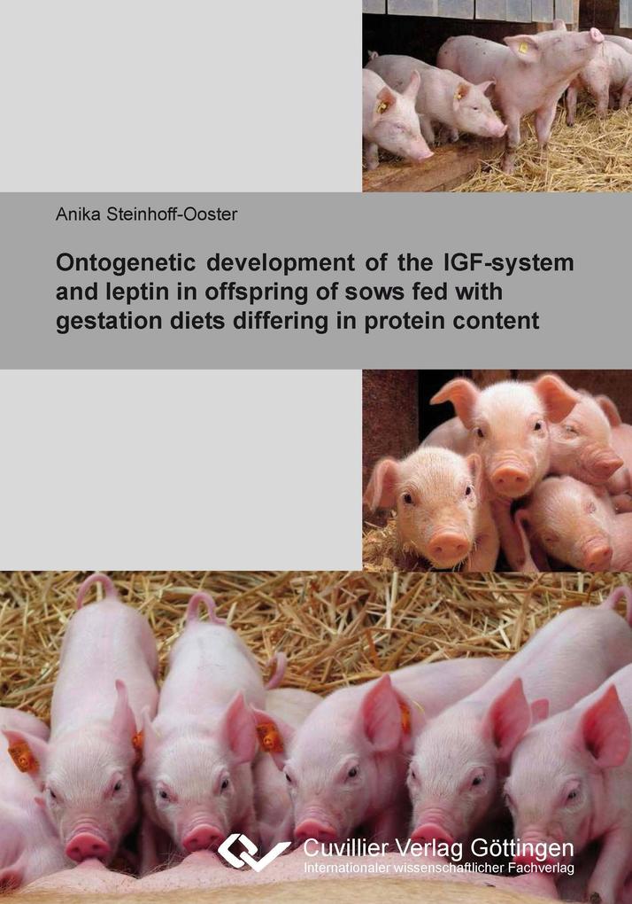 Ontogenetic development of the IGF-system and leptin in offspring of sows fed with gestation diets differing in protein content