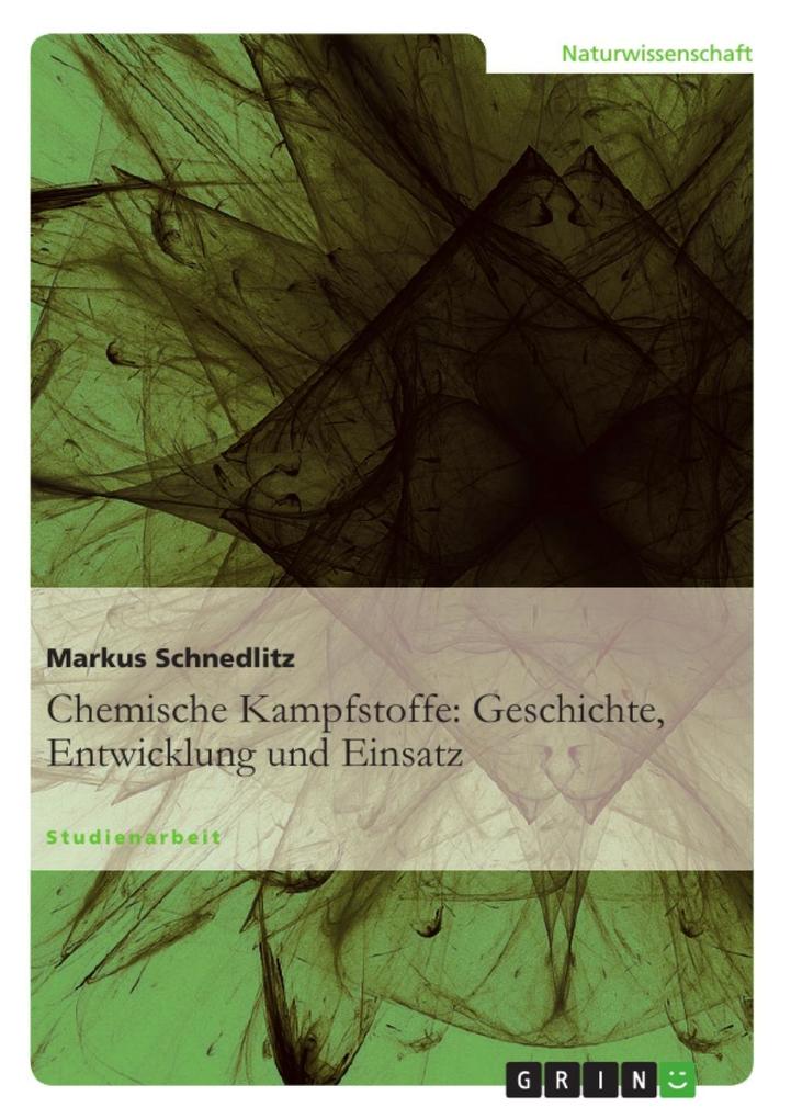 Chemische Kampfstoffe - Markus Schnedlitz