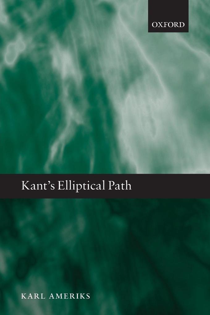 KANT'S ELLIPTICAL PATH