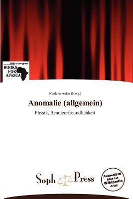 Anomalie (allgemein)