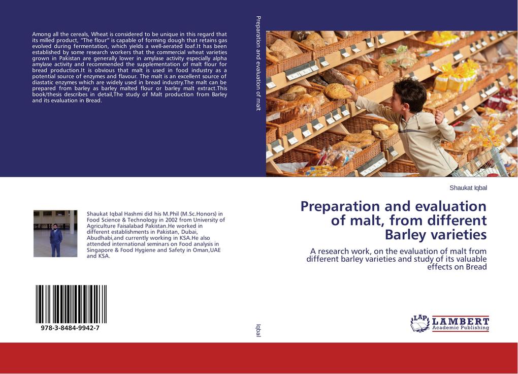 Preparation and evaluation of malt from different Barley varieties