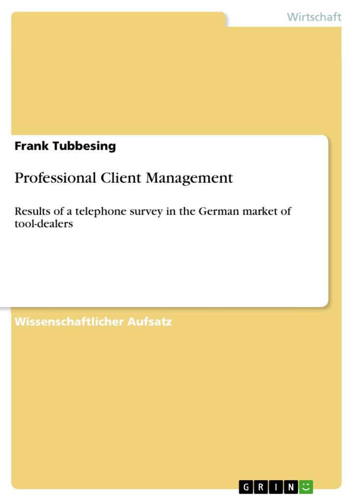 Professional Client Management