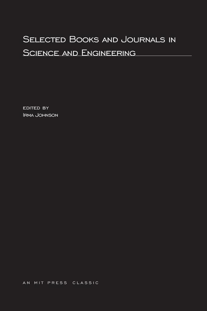 Selected Books and Journals in Science and Engineering second edition