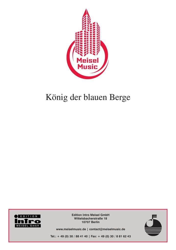 König der blauen Berge
