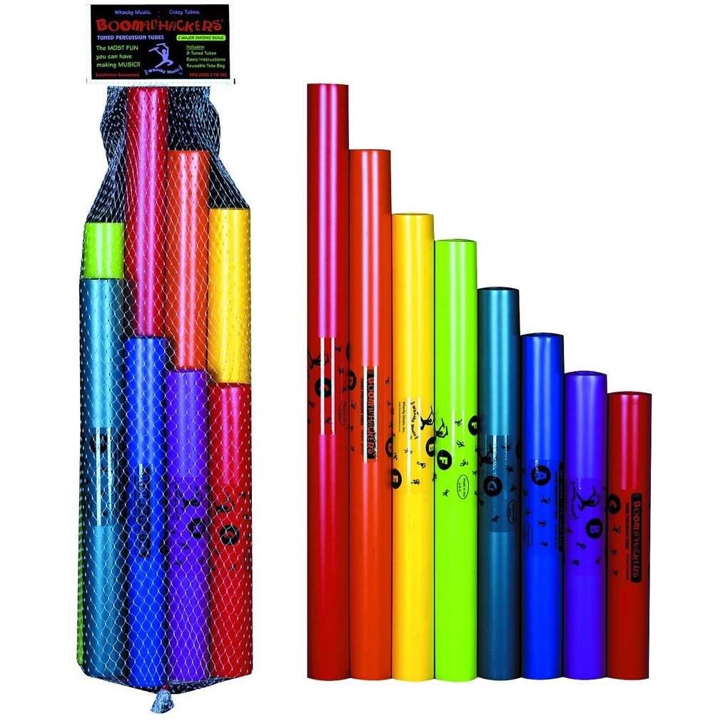 Corvus A630002 - Boomwhacker C-Dur diatonische Tonleiter gestimmte Perkussions-Kunststoffröhren
