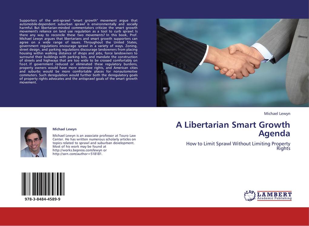 A Libertarian Smart Growth Agenda als Buch von Michael Lewyn - Michael Lewyn