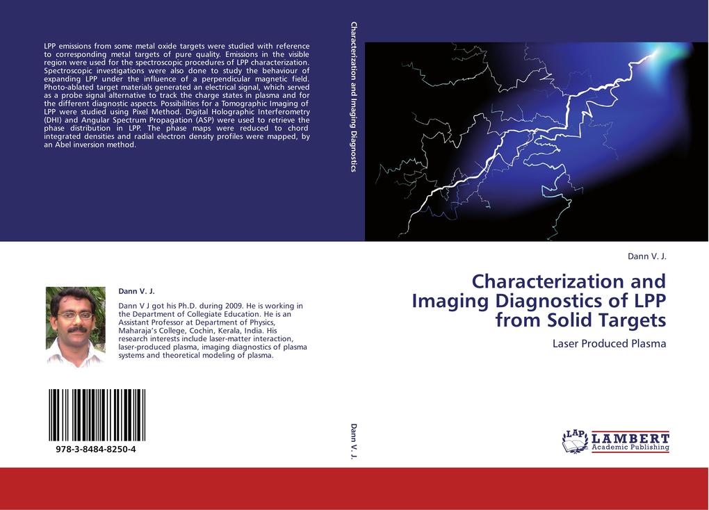 Characterization and Imaging Diagnostics of LPP from Solid Targets